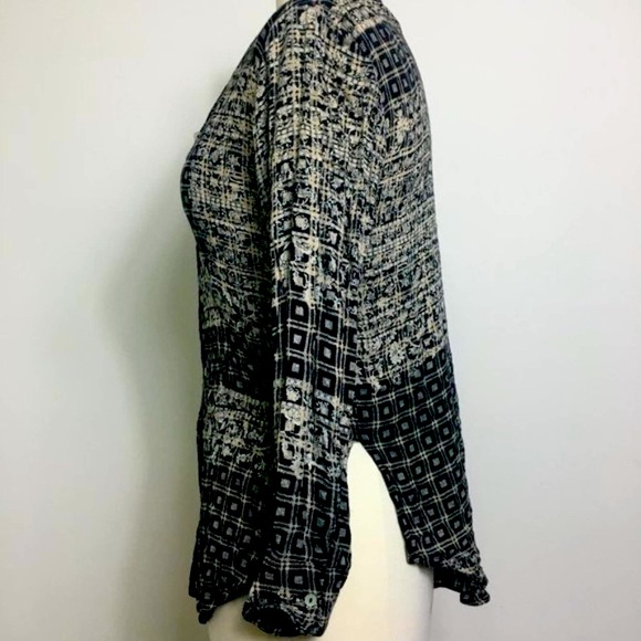 Free People Plaid Floral Caravan Top - Picture 2 of 11